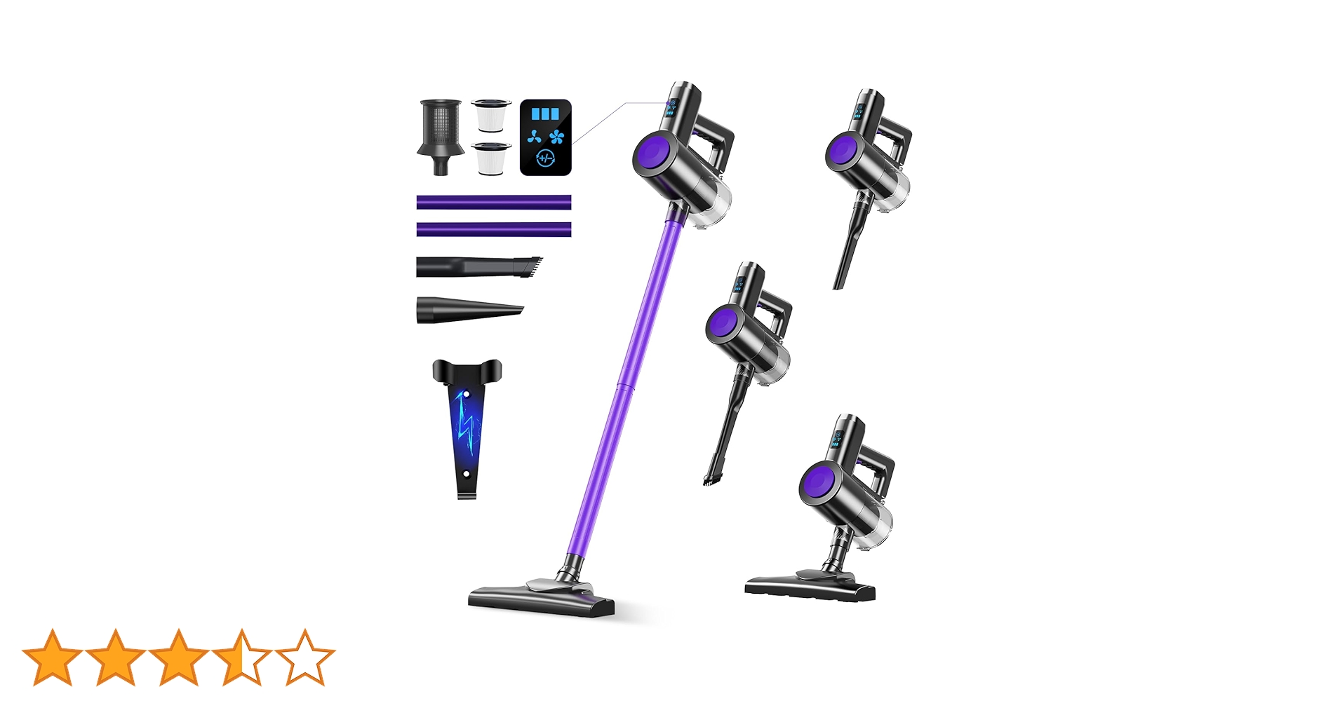 26000pa超強力吸引　サイクロン式 コードレス掃除機　壁掛け収納　伸縮型 71lsZ4oDPPL._AC_UF894,